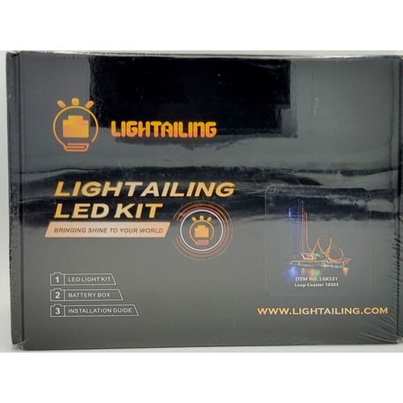 Lightailing Loop Coaster 10303 LED Lighting Kit for LEGO Icons NIB - Picture 2 of 2